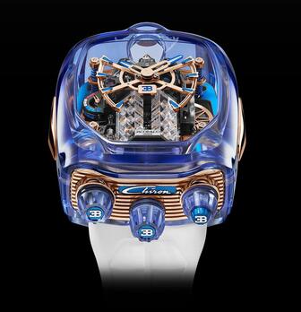 Jacob & Co. Bugatti Chiron Sapphire Blue Crystal Replica Watch